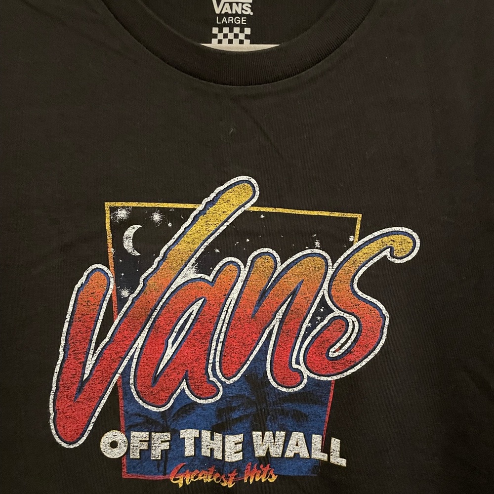 Vans Black Greatest Hits T-Shirt - Picture 2 of 3